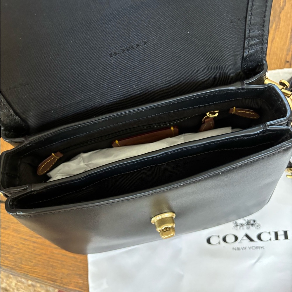 COACH Cassie 19 Leopard Print Satchel/Shoulder/Crossbody Handbag - Picture 8 of 9